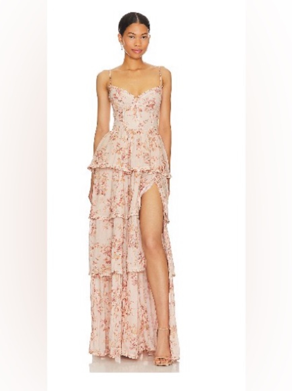 V. Chapman cedar rose print Maxi Dress